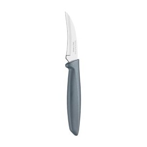 Нож для очистки  PLENUS  7,5 см  блистер серый
