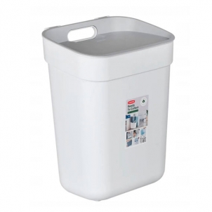 Coș pentru gunoi READY TO COLLECT 10 L, alb/gri