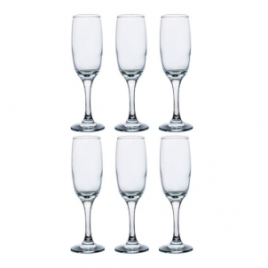 Набор бокалов для шампанского IMPERIAL 210 мл, 6 штук