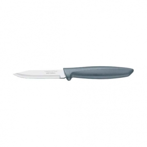  Нож овощной PLENUS 7,5 см, в блистере, серый
