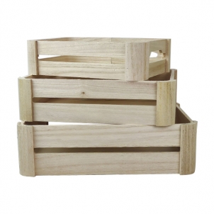 Lădiță de lemn ISLANDE 35x24x10 cm