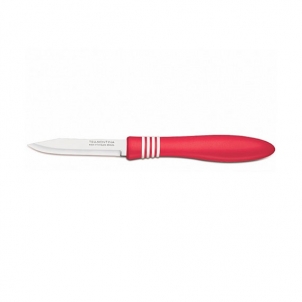  Нож овощной COR & COR  7,5 см красный  блистер