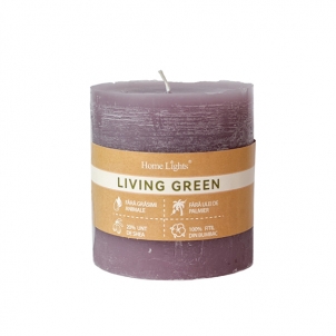 Lumânare LIVING GREEN CILINDRU 6,8 x 7,5 cm, roz