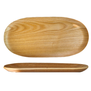 Platou oval WOODEN 31x15x1,5 cm 