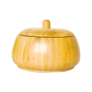 Recipient cu capac BAMBUS 13x8,5 cm 
