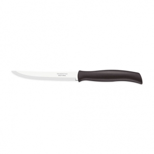 Нож для стейка с гладким краем ATHUS, чёрный, в блистере