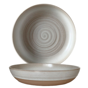 Farfurie adâncă RINGS BEJ 20 cm