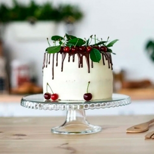 Блюдо на ножке PATISSERIE 28 см (бортик-вниз) 