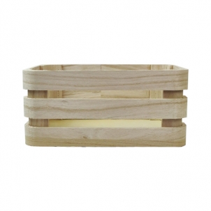 Lădiță de lemn RIBBON 26x18x12 cm