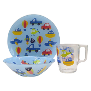 Set veselă pentru copii GOBITES 3 piese 
