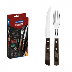 Set tacâmuri pentru Barbecue POLYWOOD 12 bucăți