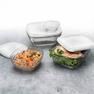 Boxă pătrată cu capac FRESHBOX 9 cm 