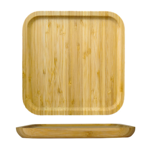 Platou patrat BAMBUS 20 cm