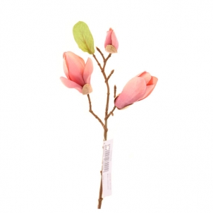 Magnolia ramura 28 cm roz-intens