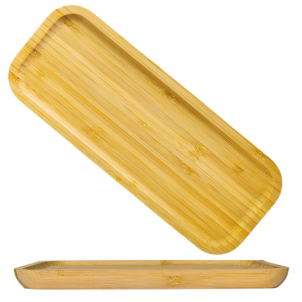 Platou dreptunghiular BAMBUS 28x11 cm