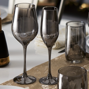 Набор бокалов для шампанского  SHINY GRAPHIT 160 мл 6 штук