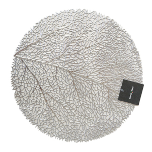 Suport pentru farfurie SILVER LEAFE  38 cm