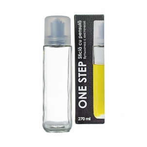 Sticlă pentru ulei cu pensulă din silicon ONE STEP 270 ml