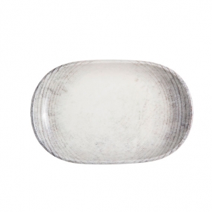  Platou oval FUME 28x18 cm