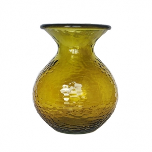 Vază PARADISE 24,5 cm, galben amber