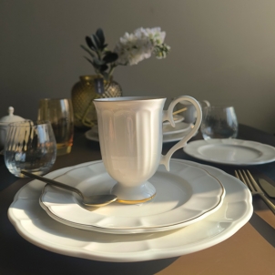 Cană pe suport RETRO RITZ GOLD 260 ml