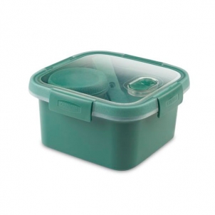 Boxă cu tacâmuri SMART TO GO 1,1 L, verde