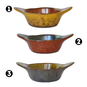 Sosieră cu mânere AMBER 9 cm