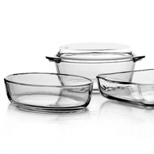 Set tave pentru copt BORCAM 3 bucăți (2,1 L, 2 L, 1,55 L)