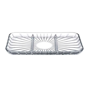 Platou divizat dreptunghiular ELEGANT 16,2x27,6 cm
