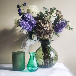 Vază PARADISE 33 cm, verde oliva