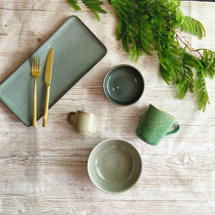 Platou PEARL GREEN 32 cm