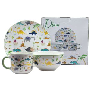 Set veselă pentru copii DINO 3 piese  