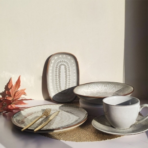 Чашка c блюдцем STONE GRAY