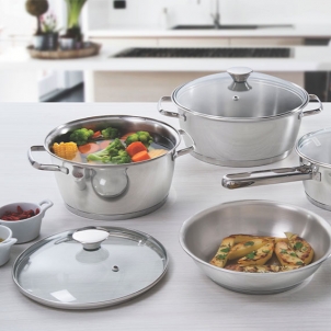 Кастрюля глубокая с крышкой ALLEGRA 20 см, 3,1 л