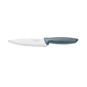 Нож поварской PLENUS 20 см блистер серый