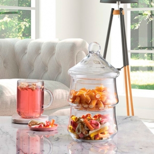 Set vase cu cupola VILLA PATISSERIE 12x26 cm 