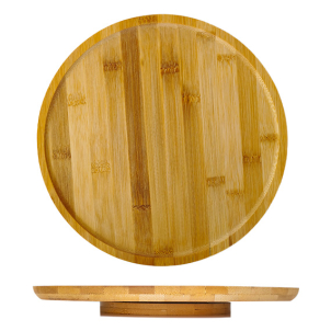 Platou pe suport rotabil plat BAMBUS 30 cm
