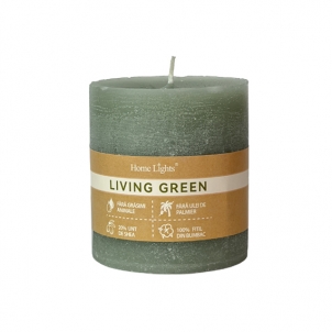 Lumânare LIVING GREEN CILINDRU 6,8 x 7,5 cm, verde