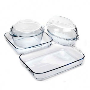 Set tave pentru copt BORCAM 4 bucăți (3,85 L, 3,15 L, 3,2 L, 2,25 L)