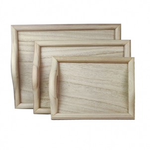 Поднос деревянный WAVE 45x35x2,5/6 см