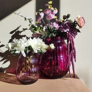 Vază HURRICANE ALBANIA 35,5 cm, fuchsia