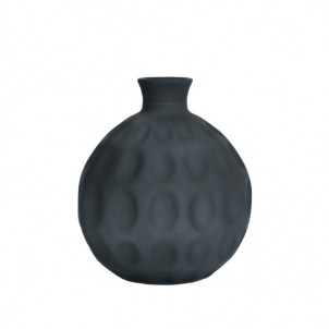 Vaza DUNE 18 cm, negru mat