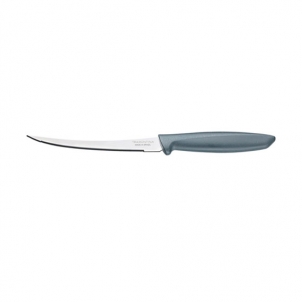 Нож для томатов PLENUS  12,5 см серый блистер