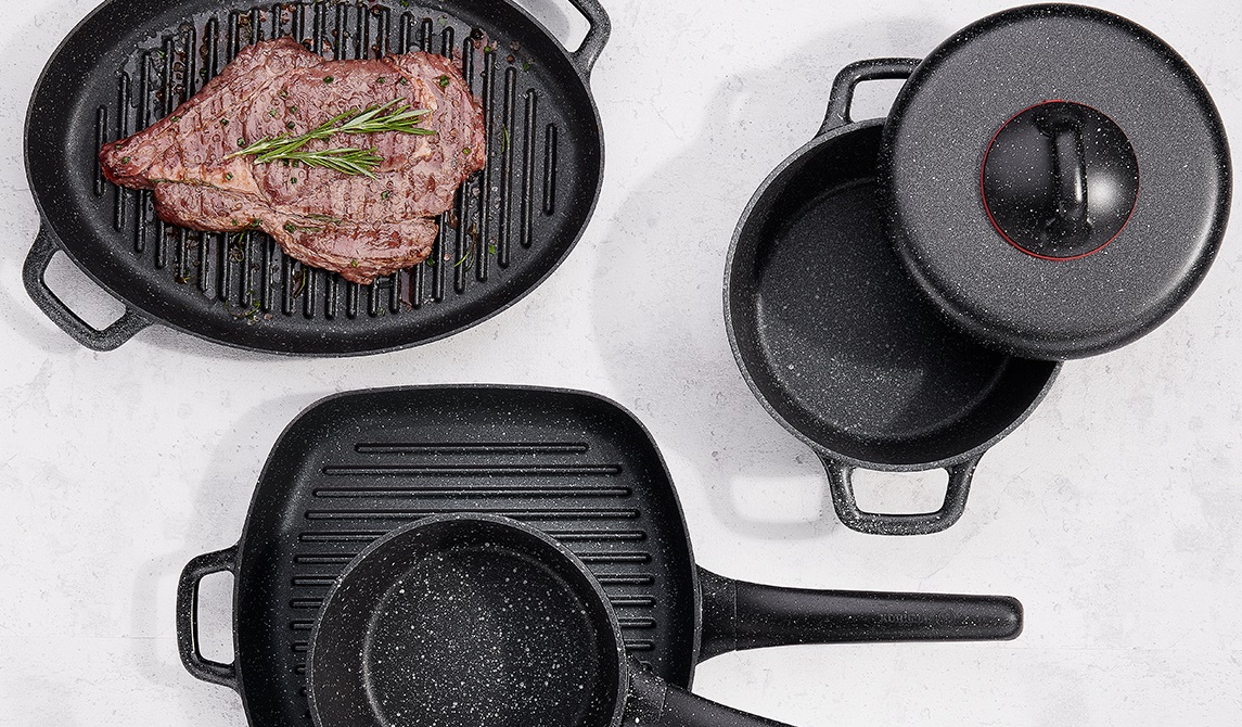 Богатый ассортимент сковород, купить в магазинах ALIR в Молдове.